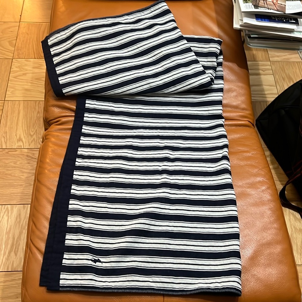 Ralph Lauren Home Collection cotton spread cover throw decor blanket .